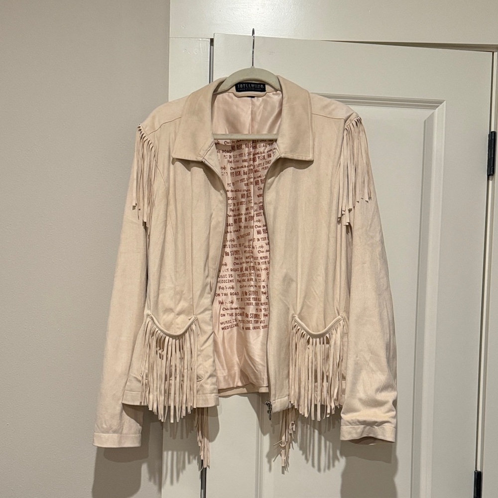 Idyllwind Cream Fringe Utility Jacket
